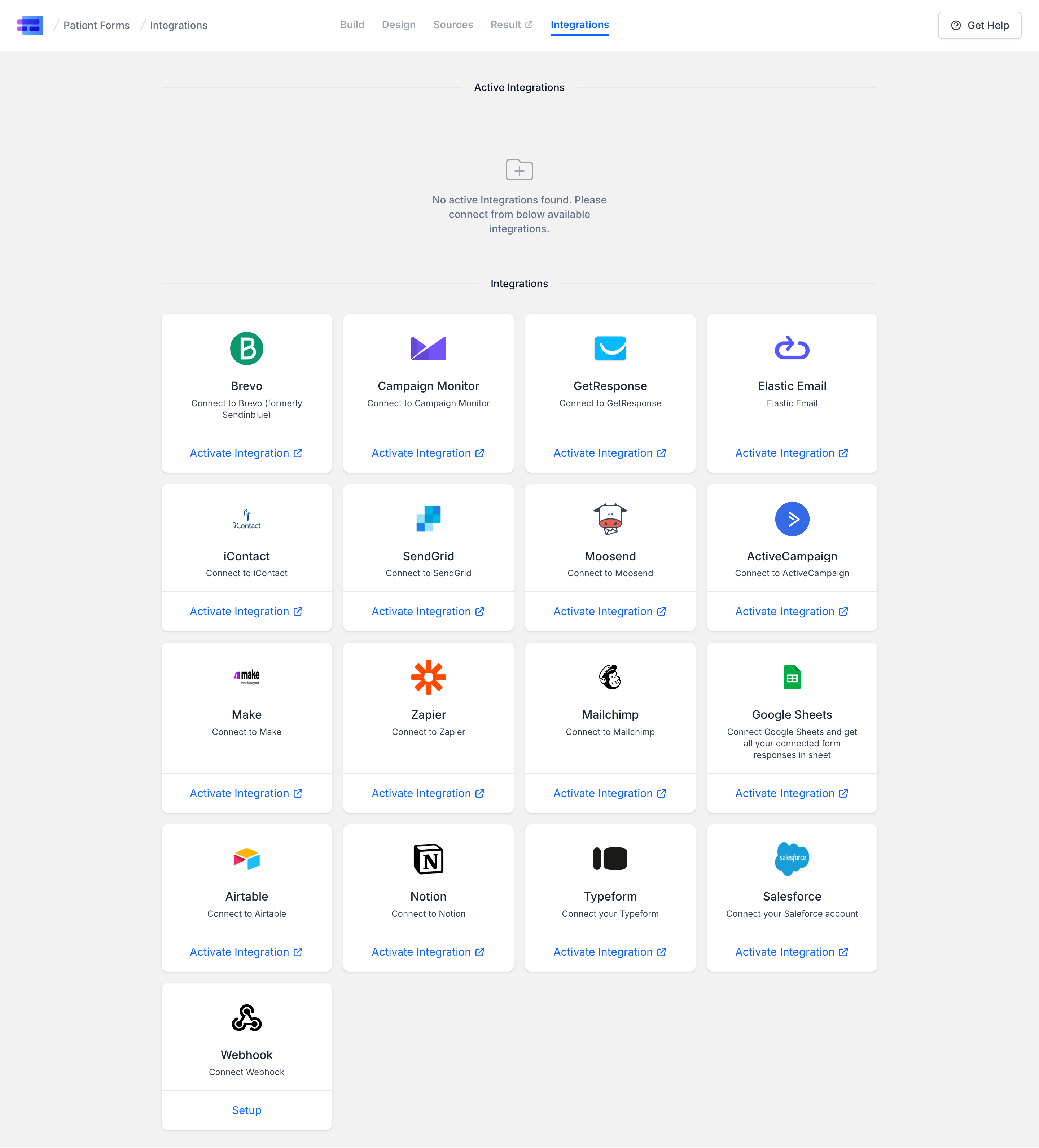 Patient-Forms-Manage-Integrations-MakeForms-like-EHRs-or-practice-management-software